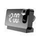 thumbnail image 1 of Innovador despertador con proyección, proyector giratorio de 180°, luz nocturna, puerto de carga USB C, para una experiencia matutina personalizada, 1 of 6