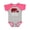 Baseball Heather and Hot Pink, variant on I Love My Daddy Boys or Girls Baby Bodysuit