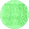 thumbnail image 1 of Ahgly Company Indoor Round Oriental Emerald Green Traditional Area Rugs, 7' Round, 1 of 4