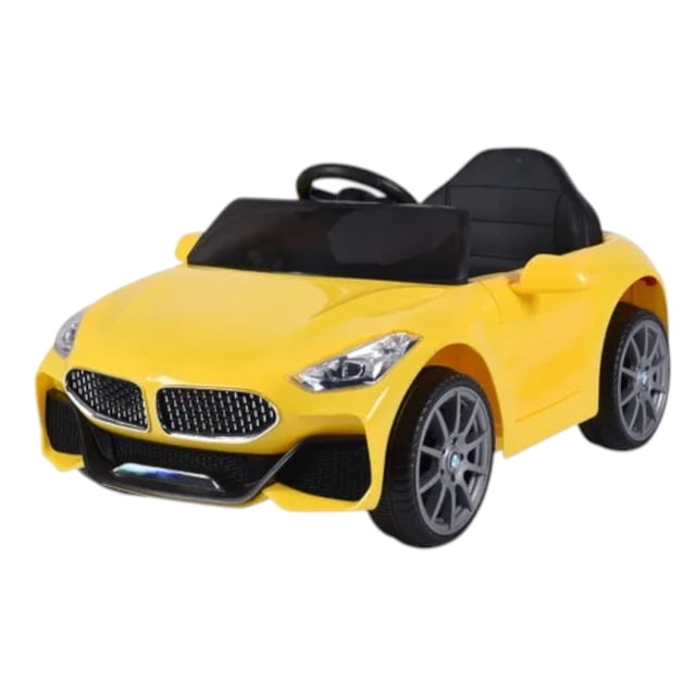 Carro Eléctrico Aeiou B005 Montable Una Plaza Amarillo