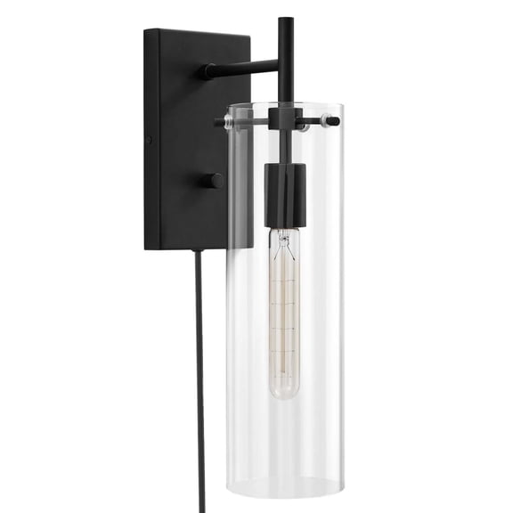 Modway Skylark Wall Sconce in Clear Black