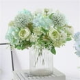 thumbnail image 4 of Oggfader Artificial Flowers for Outdoors Beautiful Artificial Silk Wedding Valentines Bouquet Bridal Decor Green, 4 of 4