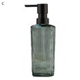 thumbnail image 2 of Pnellth 350ML Glass Refillable Soap Dispenser，Refillable Hand Soap Dispenser Round Bottles Dispenser Clear Press Portable Leak Proof Reusable Multifunctional Lotion Cosmetic, 2 of 8