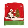 thumbnail image 3 of Fundas para Sillas con Decoración Navideña, Fundas para Asientos de Comedor, Decoración para Fiestas En Casa con Papá Noel., 3 of 7