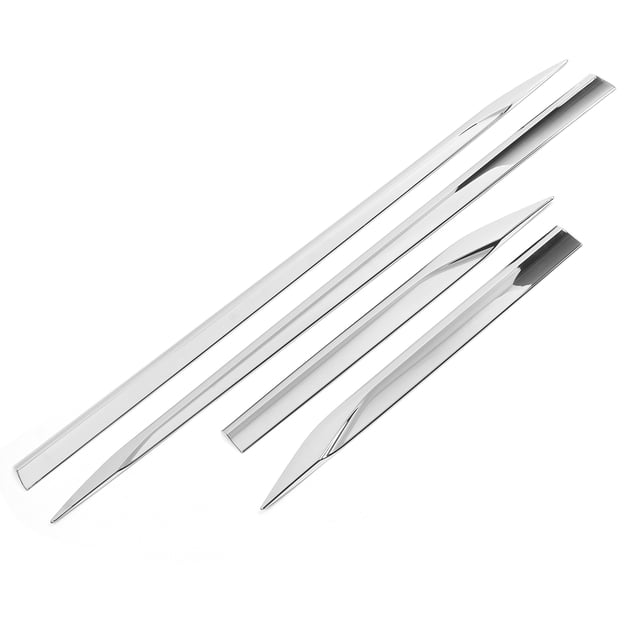 Car Body Side Molding Cover Car Side Door Body Moulding Trim Car Side Door Body Molding Trim Car Side Door Body Decoration Strips Car Door Body Side Moulding Strips 4PCS Car Side