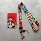 thumbnail image 1 of Super Mario Bros . Llavero Cadena De Teléfono Móvil Cordón Para El Cuello Rojo, 1 of 4