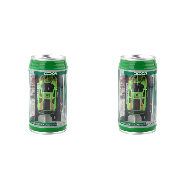 Coche de Control Remoto Portátil Reutilizable Verde 2 Piezas Vogacara