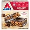 Atkins Protein-Rich Meal Bar, Peanut Fudge Granola, Keto Friendly, 5 Count
