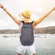 thumbnail image 4 of Mochila para estudiantes de oficina y papelería, bolsa plegable de almacenamiento de moda, bolsa deportiva ultraligera, plegable, para mujeres, hombres, camping, viajes al aire libre, senderismo, avió, 4 of 5
