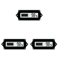 thumbnail image 1 of Indicador de batería Pantalla LCD universal Monitor de capacidad de baterías Blanco, 1 of 7