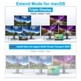 thumbnail image 6 of panningbo 13 in 1 USB C Docking Station Dual HDMI for Dell HP Lenovo Surface, Triple Display Adapter Hub with HDMI VGA USB 3.0 100W PD Ethernet SD TF Audio, 6 of 9