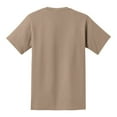 thumbnail image 3 of Mens Essential Cotton T Shirt with Pocket Sand L, 3 of 6
