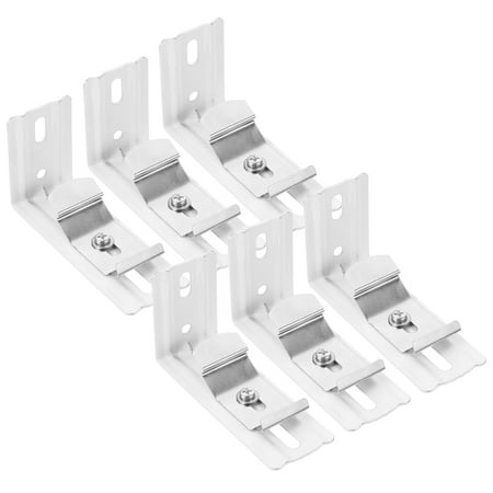 

YULIJU 6Pcs Vertical Blinds L-Shaped Brackets for Easy Window Blind Installation