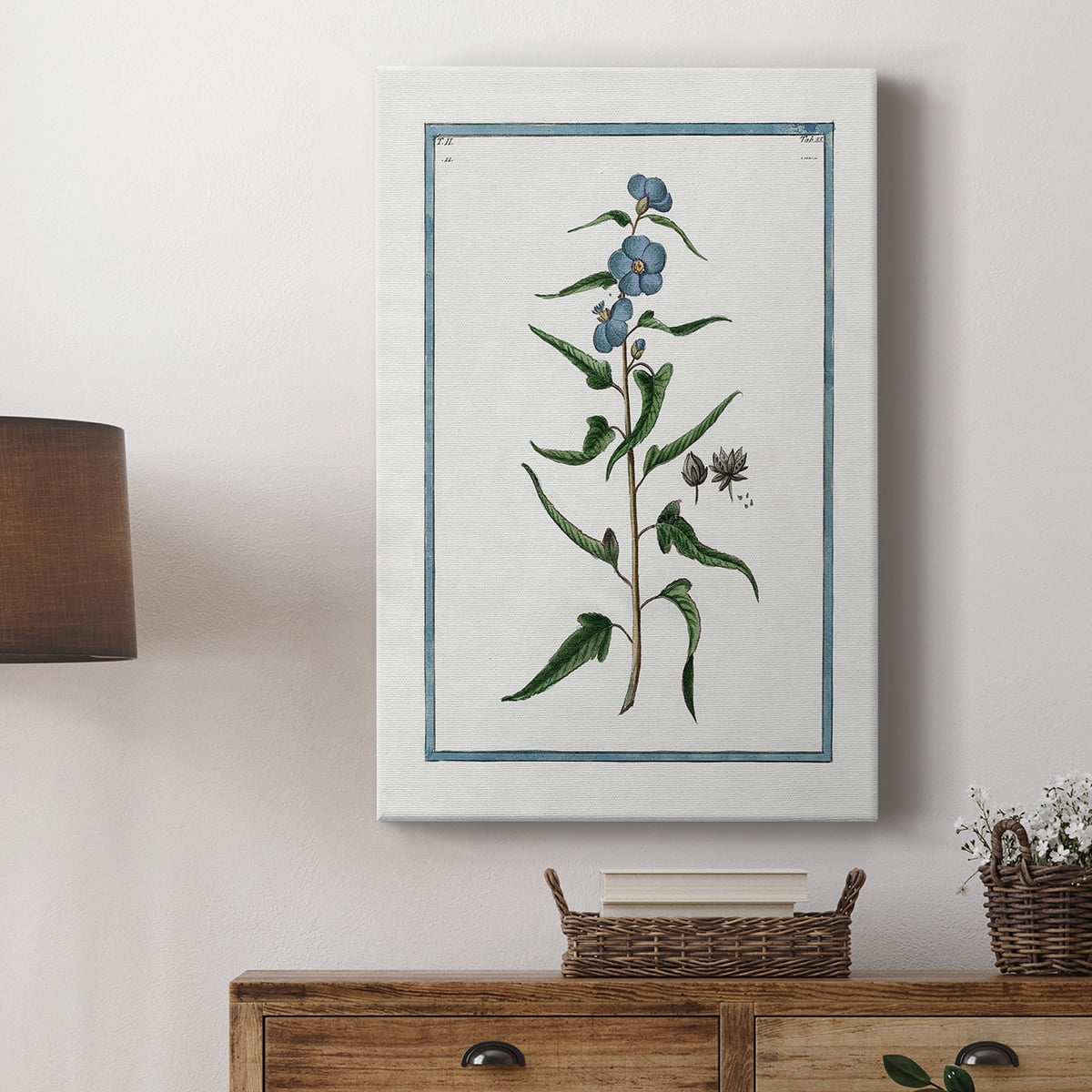Shabby Chic Botanical I Premium Gallery Wrapped Canvas - Ready to Hang