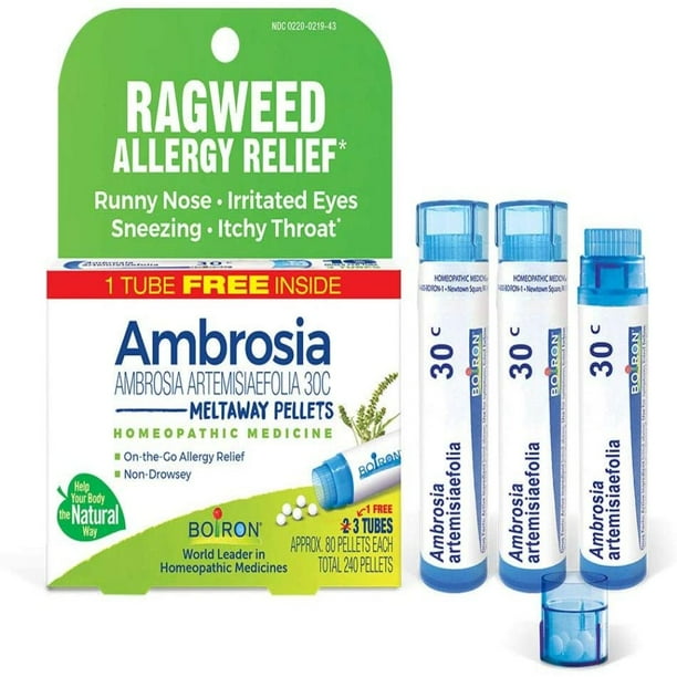 "Boiron Ambrosia 30c Homeopathic Medicine for Ragweed Allergies and Hay