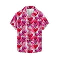 thumbnail image 2 of biudgviw Hawaiian Shirt for Men Button Down Collared Printed Graphic Tees Festival Casual Short Sleeve Beach Top S-5XL, 2 of 5