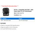 thumbnail image 2 of Pan - Compatible with 2004 - 2006 Subaru Baja 2.5L H4 Turbocharged 2005, 2 of 2