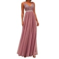 thumbnail image 1 of Maxi Vestido de Fiesta Bordado Dama Mujer Elegante Sexi Dara Baby Dara Baby Vest094, 1 of 4