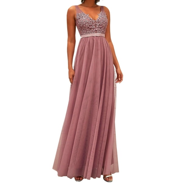 Maxi Vestido de Fiesta Bordado Dama Mujer Elegante Sexi Dara Baby Dara Baby Vest094_2