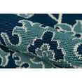 thumbnail image 4 of Floral Baja Outdoor Rug in Blue - Rectangle 7'10" X 10'10", 4 of 4