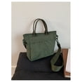 thumbnail image 3 of Bolso bandolera mini informal para mujer, de lona, para uso diario | Bolso bandolera ajustable para mujer | Bolso ligero de lona suave para ir al trabajo, de compras o para citas., 3 of 9