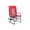 Red, variant on Oversized Camping Directors Chair with Side Table & Cup Holder, Heavy Duty Portable Folding Chair for Beach, Fishing, Picnic, Lawn, Blue