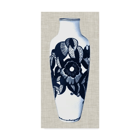 Trademark Fine Art 'Blue & White Vase III' Canvas Art by Unknown
