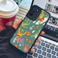thumbnail image 4 of Mejora el estilo de tu iPhone con una exclusiva funda plateada mate adornada con fascinantes ilustraciones, 4 of 4