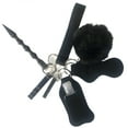 thumbnail image 3 of Safety Keychain Set Portable Faux Leather Wristlet Keychain Pendant Keychain, 3 of 4