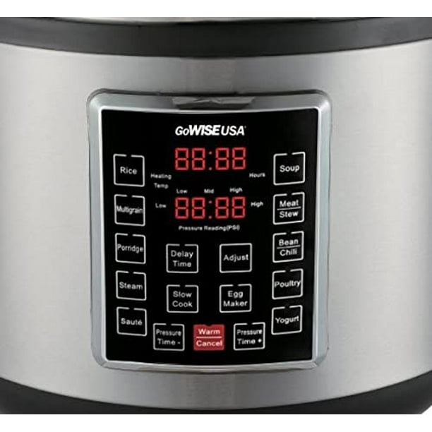 GoWISE USA GW22637 4thGeneration Electric Pressure Cooker with rice