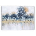 thumbnail image 5 of Abstract art"Golden Horizon Forest" oil painting prints Wall Art for living room, bedroom, Bar - Wrapped Canvas Prints, 5 of 5