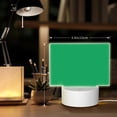 thumbnail image 6 of Cauagu Forestgreen for Rectangle Acrylic Night Light - Acrylic Modern Bedside Light with LED Light Lamp Base - Decorative Night Lamp for Restaurant Bar Cafe Shop, 6 of 9