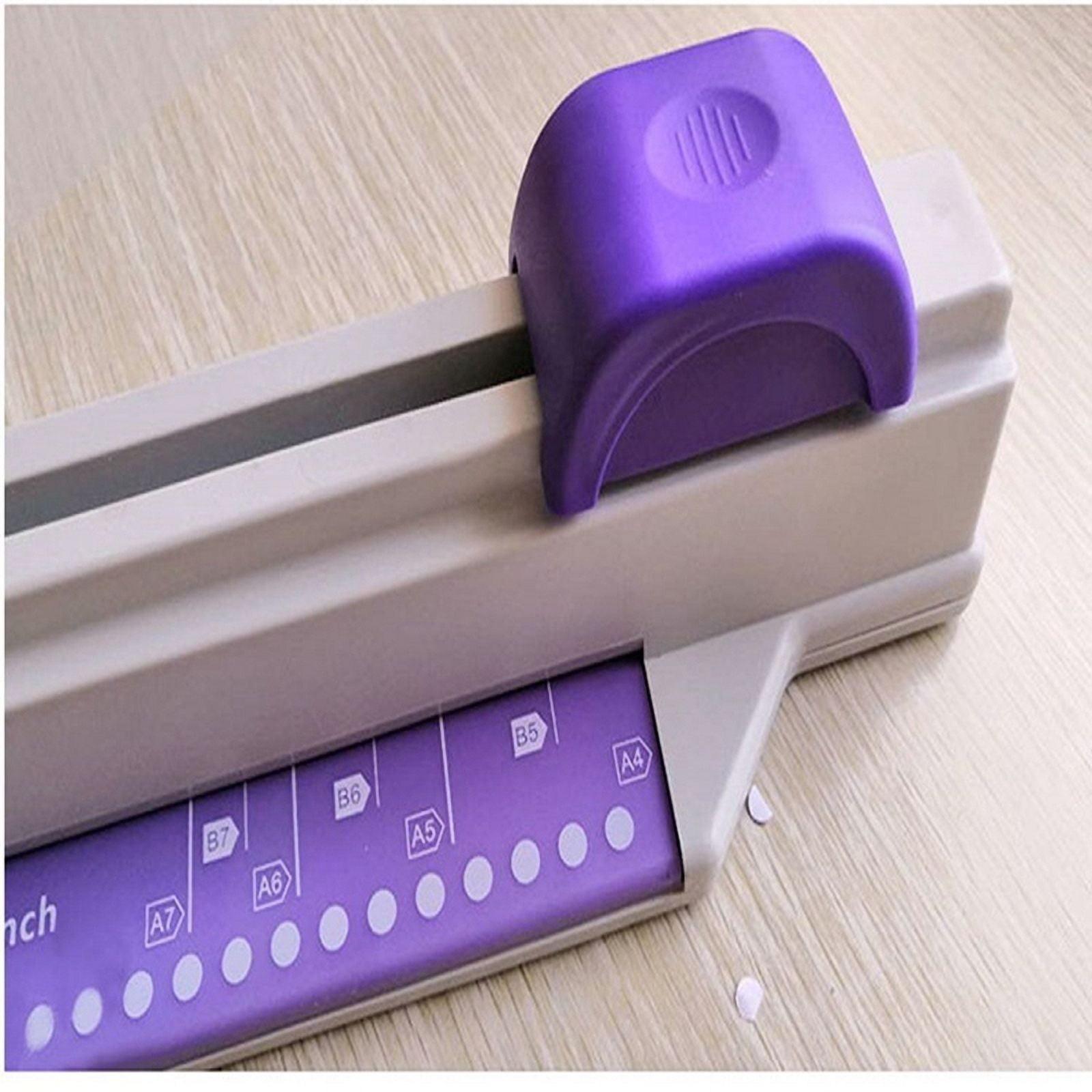 30 Holes Puncher Sliding Light Duty Paper Punch A4 B5 A5 A7 B7 A6 B6 Capacity 5 Sheets Hole