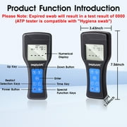SWANSOFT Portable ATP Fluorescence Detector, Handheld Surface Cleanliness Tester, ATP Rapid Detector Blue (Swab Not Included)