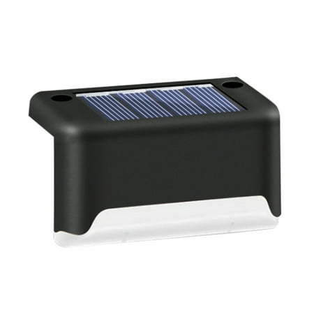 

4Pcs Solar Step Light LED Waterproof Stair Railing Fence Light