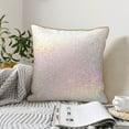 thumbnail image 6 of Kll Glitter Light Pearl Decorative Throw Pillow Covers Velvet Soft For Couch Sofa Bedroom Living Room Outdoor -16"X16", 6 of 8