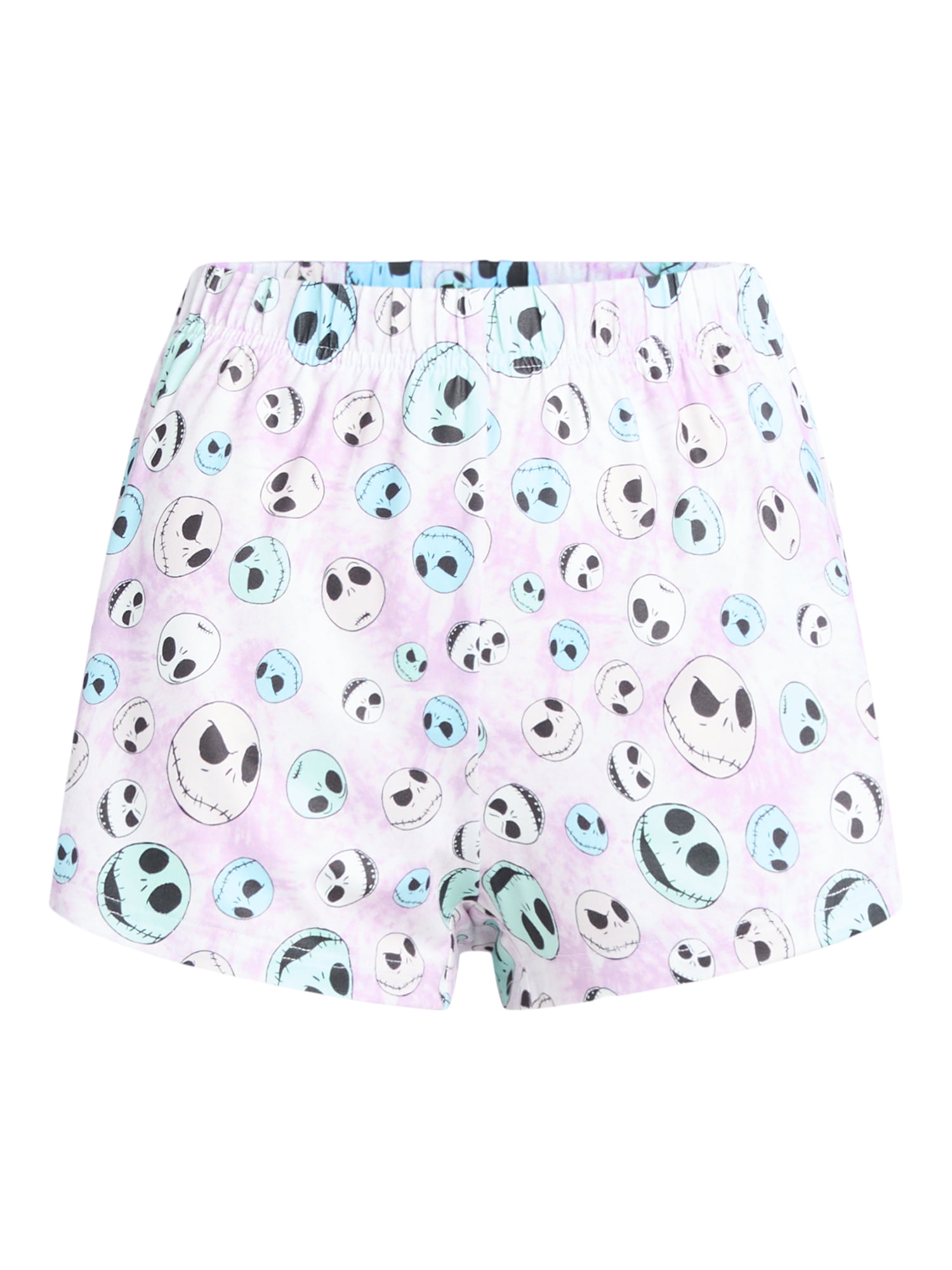 Nightmare Before Christmas Women's and Women's Plus Jersey Sleep Shorts, 2-Pack, Sizes XS-3X