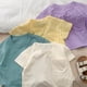 thumbnail image 4 of Gibobby Blusas Elegantes Para Niñas Camiseta de manga corta informal suelta para niños pequeños, bebés, niños y niñas （Amarillo， 3-6 Meses), 4 of 4