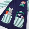 thumbnail image 3 of Vestido Hongshilian con apliques de dibujos animados para fiestas, jersey de algodón para niña, 3 of 5