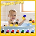 thumbnail image 4 of Juego de 12 mini patos con mini sombreros, collar y gafas de sol, juguete de pato de baño para Baby Shower, cumpleaños, fiesta de natación, regalo, decoraciones, 4 of 5