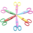 thumbnail image 5 of 4Pcs Paper Edge Scissors Set GIXUSIL Safety Cuttintg Scissors Decorative Craft Art Scissors For Teachers Crafts Scrapbooking DIY, 5 of 7