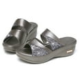 thumbnail image 5 of Daolelai Women's Thick-Soled Platform Sandals Wedge Heels Slippers, 5 of 9