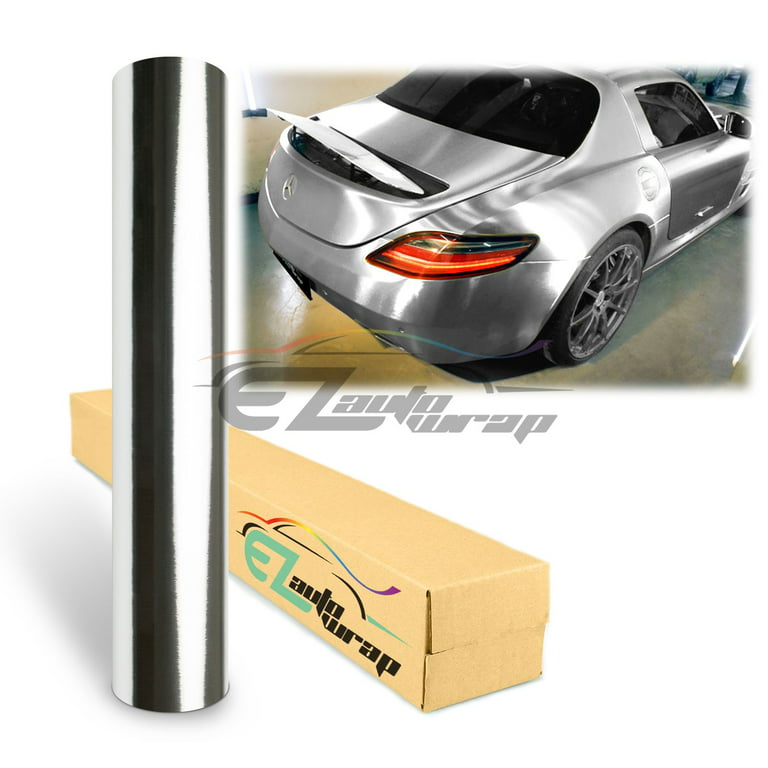 4X8 Sample White Gloss Glossy Vinyl Wrap Auto Car Sticker  Decal Film Sheet Bubble Free Air Release Technology : Automotive
