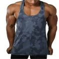 thumbnail image 1 of Débardeur de Sport Sans Manches pour Hommes en Coton Pur, 1 of 4