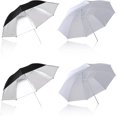 thumbnail image 1 of [4 Pack] Photography Umbrella Lighting Kit,43" & 33" Translucent White Soft Umbrella & Silver Reflector Umbrella KIt, 1 of 4