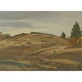 thumbnail image 3 of Edward Bruce 18x14 Black Modern Framed Museum Art Print Titled - Autumn Fields (ca. 1926-1934), 3 of 5