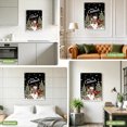 thumbnail image 5 of Canvas Wall Art, Black Christmas Snowman Framed Canvas Prints for Living Room Office, Xmas Tree Snowflake Botanical Gallery Wrapped Wall Decor for Home Office, Gifts, 24"x32" Ship Next Day, 5 of 5