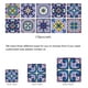 thumbnail image 5 of Azulejo de pared Vinilo Flor Etiqueta de la pared Mural Calcomanía para azulejos Etiqueta autoadhesiva impermeable para azulejos, MZ-2-136, Mediana Inevent HA002473-109, 5 of 6