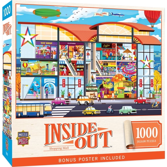 MasterPieces Inside Out - Shopping Mall 1000 Piece Puzzle