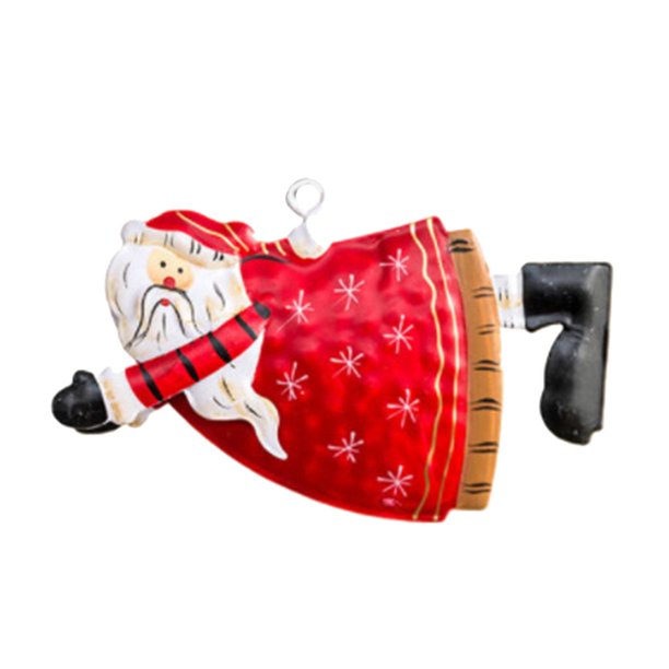 Árbol de Navidad Zulema Colgante de Papá Noel Adorno de Navidad 10x8cm